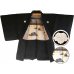 Set Men's Deluxe Vintage Haori kimono jacket Zen Ryoanji Kyoto incense offered!