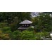 Men's Vintage Haori Samurai Kamon Temple of the silver pavillion Ginkakuji - Made in Japan