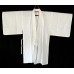 Men's Traditional Japanese Kimono Hangi Cotton Bleached Size 2L HandMade in Japan
